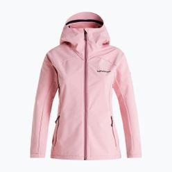 Női softshell dzseki Peak Performance Explore Hood rózsaszín G77109050