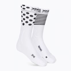 Kerékpáros zokni X-Socks Bike Race fehér/fekete BS05S19U-W011