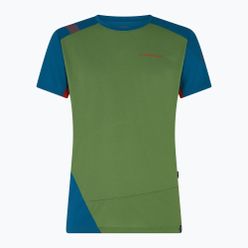 La Sportiva Férfi hegymászó póló Grip zöld-kék N87718623