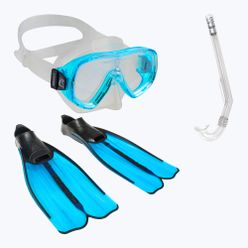 Cressi Rondinella Bag snorkel + maszk + uszony kék CA189235