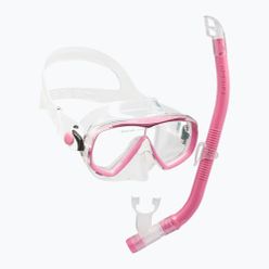 Cressi Estrella Jr gyermek snorkel szett + Top maszk + snorkel rózsaszín DM350040