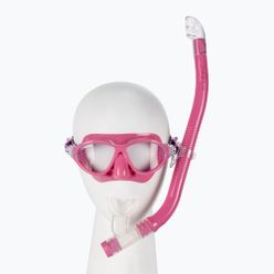 Búvárszett Cressi Moon Kid + Top Light maszk + snorkel rózsaszín DM200740