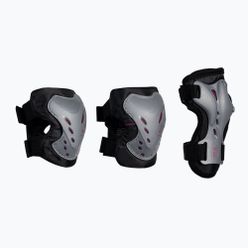 Női protektorok készlete FILA FP Gears silver/black/pink