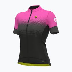Női kerékpáros trikó Alé Gradient fekete/rózsaszín L22175543