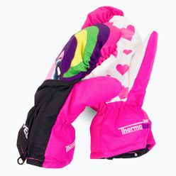 Gyermek snowboard kesztyű Level Lucky Mitt rózsaszín 4146