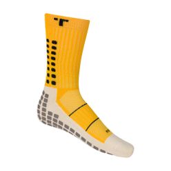 TRUsox Középső lábszárközép vékony futball zokni Sárga 3CRW300STHINYELLOW