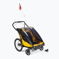 Thule Chariot Sport 2 személyes kerékpár utánfutó sárga 10201024