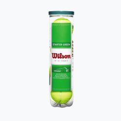 Gyermek teniszlabda szett Wilson Starter Play Green 4 db sárga WRT137400