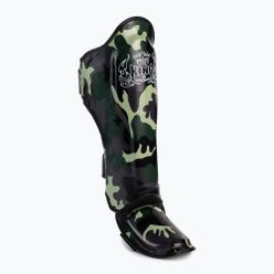 Top King Empower Camouflage zöld sípcsont- és lábfejvédő TKSGEM-03-GN-L