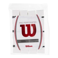 Wilson Pro Overgrip perforált 12Pk teniszütő csomagolások fehér WRZ4006WH+