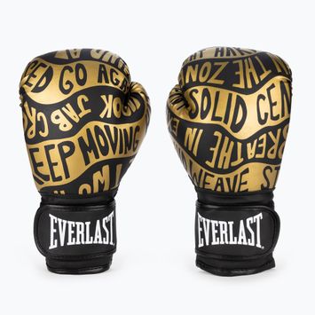 Everlast Spark fekete/arany bokszkesztyűk EV2150 BLK/GLD