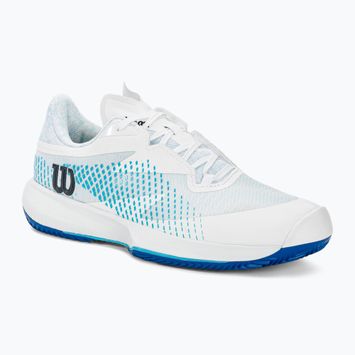 Férfi teniszcipő Wilson Kaos Swift 1.5 Clay fehér/kék atoll/lapis kék