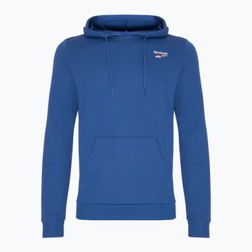 Férfi Reebok Identity Small Logo kapucnis pulóver szürkéskék