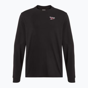 Férfi Reebok Identity Small Logo Tee fekete/fehér/vektor piros póló