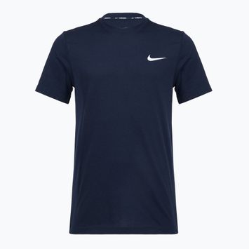 Férfi edző póló Nike Strength S&C Dri-Fit navy/white