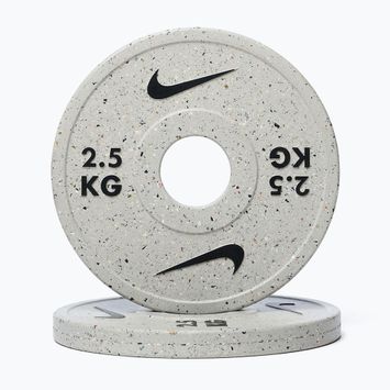 Terhelés Nike Strength Grind Change Plates 2 x 2,5 kg wolf grey