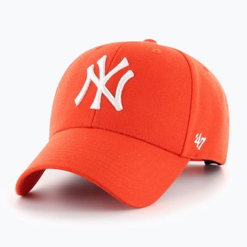 47 Brand MLB New York Yankees MVP vibráló narancssárga baseball sapka