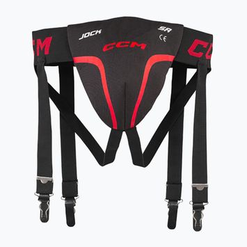 CCM Gyermek Suspensor Jock Combo JR fekete/piros