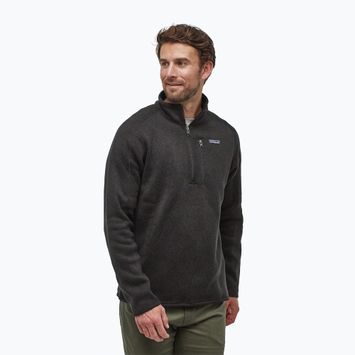 Férfi Patagonia Better Sweater 1/4 Zip fleece pulóver fekete