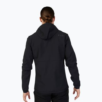 Férfi kerékpáros pulóver Fox Racing Ranger Tűz Hoodie fekete