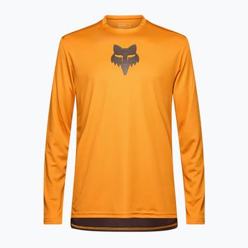 Férfi kerékpározás hosszú ujjú Fox Racing Ranger Fox Head kármin színű