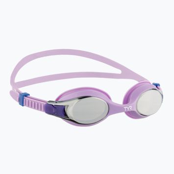 TYR úszószemüveg gyerekeknek Swimple Metallizált szilvger/lila