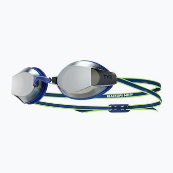 TYR Blackops 140 Ev Racing tükrözött úszószemüveg navy/lime