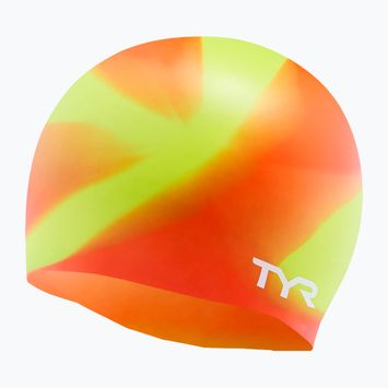 Úszósapka TYR Multi-Color Silicone lime/multi