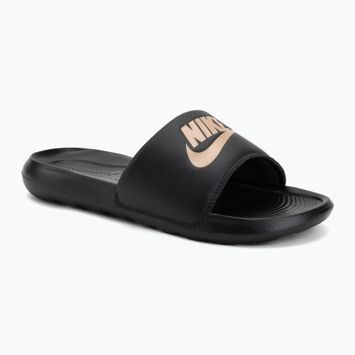 Női papucsok Nike Victori One Slide black/black/metallic red bronze