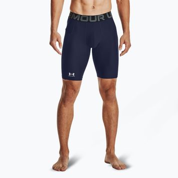 Férfi Under Armour HG Armour hosszú rövidnadrág éjfekete-sárga/fehér