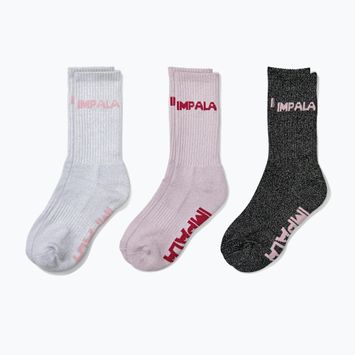 IMPALA Skate női zokni 3 pár szikrázó csillogás