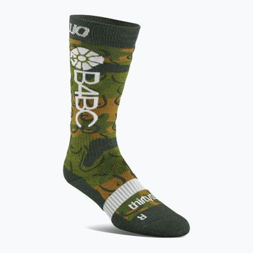 Női snowboard zokni ThirtyTwo B4BC Merino camo