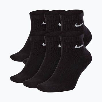 Nike Everyday Cushioned 6 pár fekete/fehér zokni