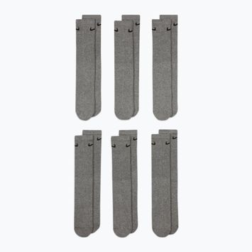Zokni Nike Everyday Cushioned 6 pár carbon heather/black