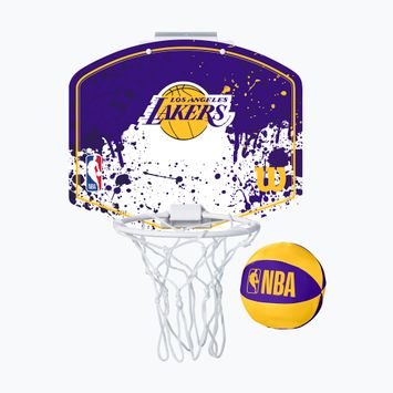 Wilson NBA Team Mini Hoop Los Angeles Lakers kosárlabda szett