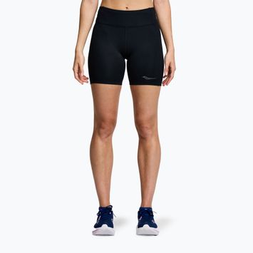 Női futónadrág Saucony Fortify 6" fekete