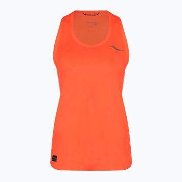 Női futótrikó Saucony Stopwatch Singlet vizi red