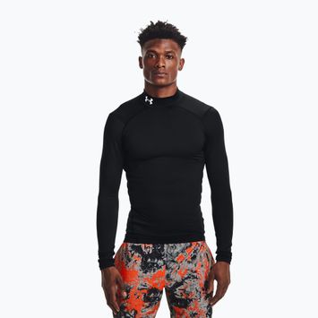 Hosszú ujjú edzőfelső férfi Under Armour Comp Mock UA Armour black/white