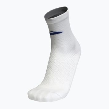 Brooks Elite fehér/kobalt zokni