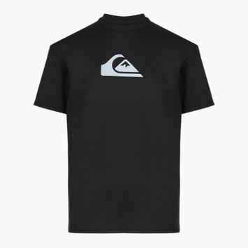 Quiksilver gyermek úszópóló Solid Streak fekete