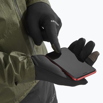 Salomon Cross Warm mélyfekete futókesztyű