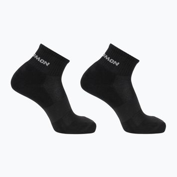 Zokni Salomon Evasion Ankle 2 pary black/black