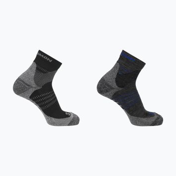 Salomon X Ultra Access Quarter trekking zokni 2 pár antracit/fekete