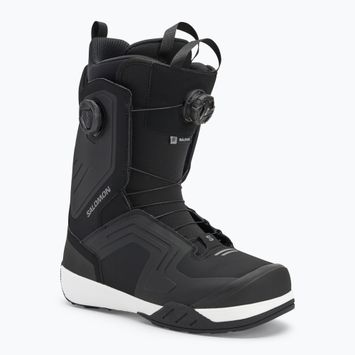 Férfi snowboard cipő Salomon Dialogue Dual Boa black/black/white