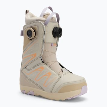 Női snowboardos cipő Salomon Ivy Boa SJ Boa W cream/peach fuzz/orchid petal