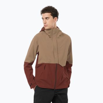 Férfi Salomon Outerpath Pro rum mazsola/shitake esőkabát