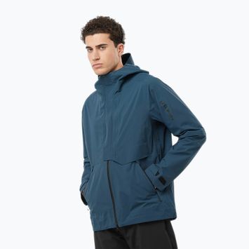 Salomon Outerpath Pro férfi esőkabát éjfekete navy