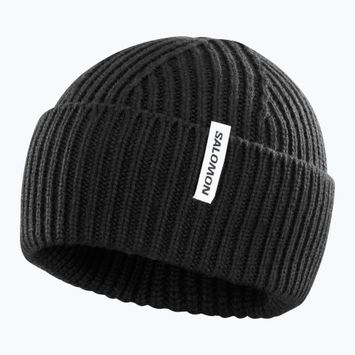 Téli sapka Salomon Snowbird deep black