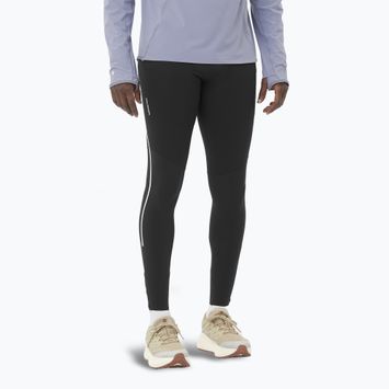 Férfi Salomon Sense Aero Stow mély fekete futó leggings