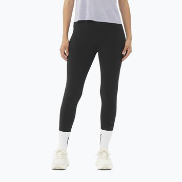 Női futó leggings Salomon SHAKEout Bliss 25" mély fekete